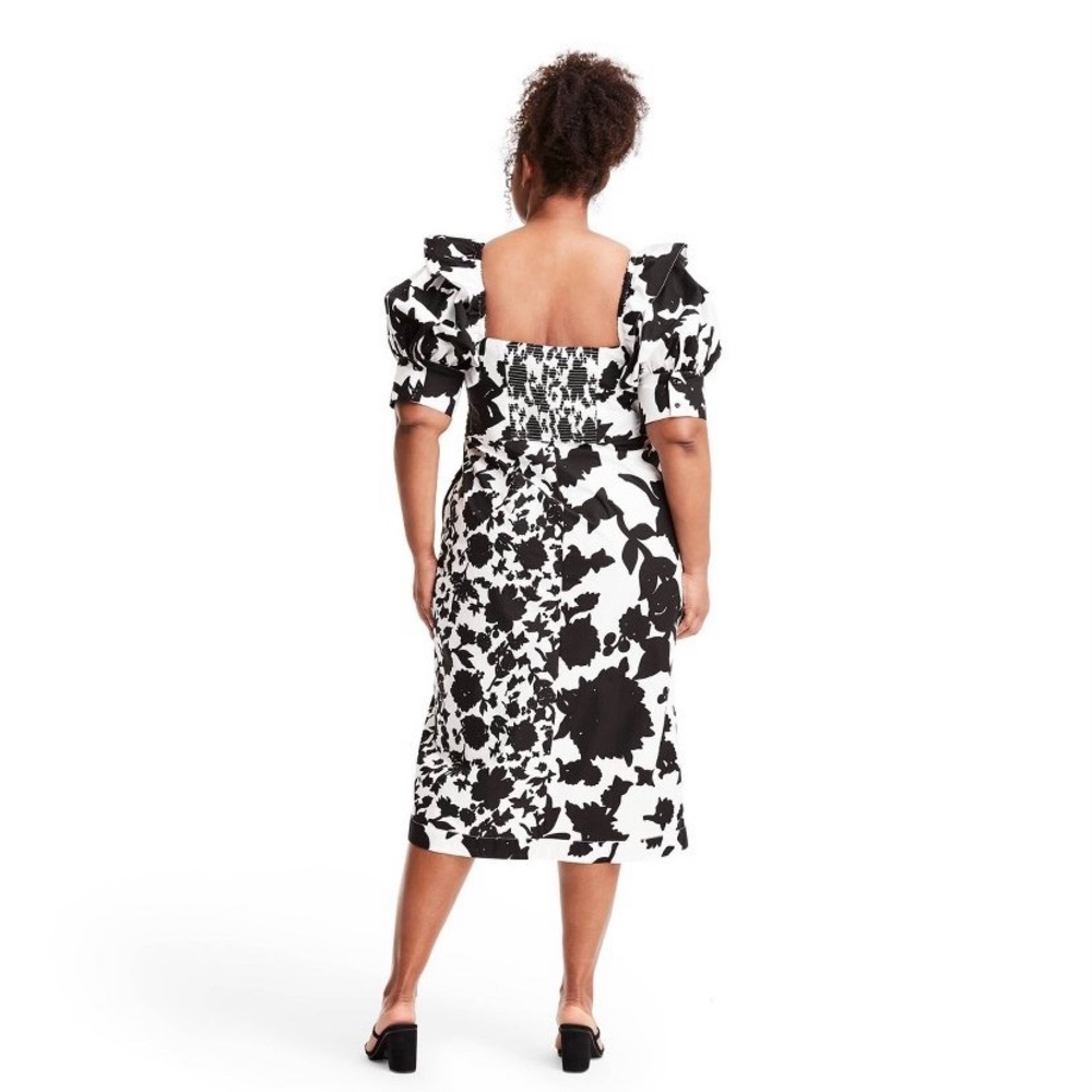 🔥FINAL SALE PRICE🔥 CJR Floral Puff Sleeve Dress - Picture 2 of 9